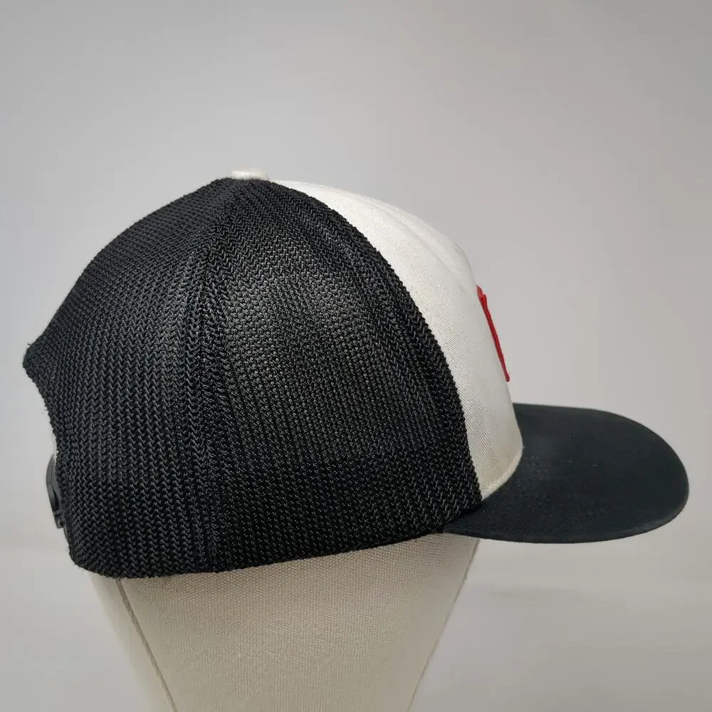 The North Face Trucker Hat Black White Red One Size Flexfit 110 Snapback Patch